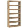 vidaXL Book Cabinet 6-Tier 100 x 30 x 198 cm Engineered Wood