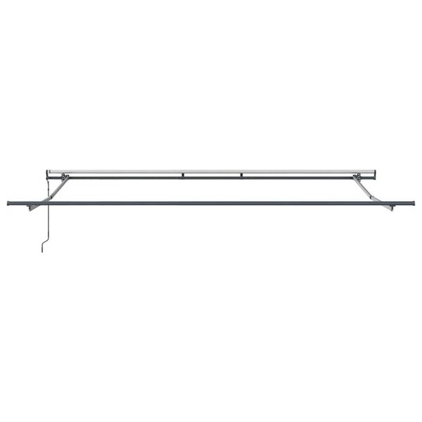 vidaXL Awning Frame Anthracite 500 x 300 cm Aluminium