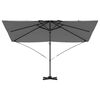 vidaXL Cantilever Roma Parasol Anthracite and Black 352 x 251 x 260 cm