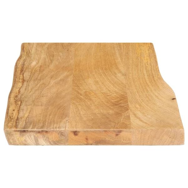 vidaXL Table Top 50x40x3.8 cm Live Edge Solid Wood Mango
