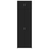 vidaXL Storage Cabinet Black 70x42.5x225 cm Engineered Wood