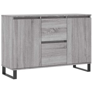 vidaXL Sideboard Grey Sonoma 101,5x35x70 cm Engineered Wood