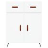 vidaXL Highboard White 69.5x34x180 cm Engineered Wood