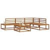 vidaXL Outdoor Sofa Set 5 Piece Natural Solid Acacia Wood