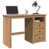 vidaXL Desk PANAMA 112x45x75 cm Solid Wood Pine