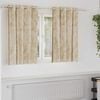 vidaXL Velvet Curtains with Curtains 2 pcs Cream 140 x 140 cm Velvet