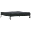 vidaXL Table Cover Plain Black 102 x 102 x 15 cm Fabric