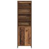 vidaXL Tall Cabinets 2 pcs Old Wood 60 x 36 x 300 cm Engineered Wood