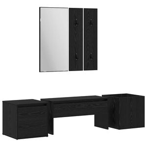 vidaXL Hallway Furniture Set 6 pcs 80 x 31 x 40 cm Engineered Wood