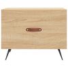 vidaXL Coffee Table Sonoma Oak 50x50x40 cm Engineered Wood