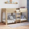 vidaXL Bunk Bed for Kids Sonoma Oak 100 x 190 cm Engineered Wood
