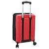 vidaXL Suitcase Folding with Lock Red 34 x 23 x 55.5 cm ABS Plastic