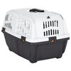 vidaXL Pet Carrier with Metal Door 55x36x35 cm Polypropylene