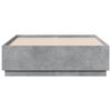 vidaXL Bed Frame without Mattress Concrete Grey 120x190 cm Small Double