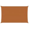 vidaXL Sun Shade Sail Orange and Brown 8 x 5 m 100% Polyester Oxford