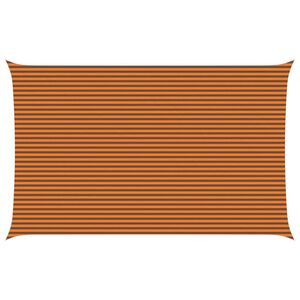 vidaXL Sun Shade Sail Orange and Brown 8 x 5 m 100% Polyester Oxford