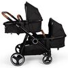 Baninni Twin Stroller Luiz Black