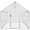 vidaXL Aviary Silver 1.79x4x1.85 m Aluminium