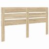 vidaXL Headboard Sonoma Oak 200 cm Engineered Wood