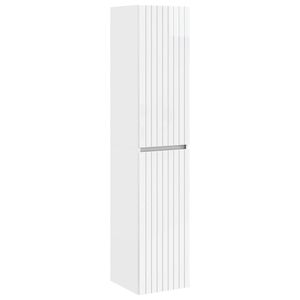 vidaXL Wall-mounted Bathroom Cabinet High Gloss White