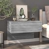 vidaXL Wall-mounted Bedside Cabinets 2 pcs Grey Sonoma