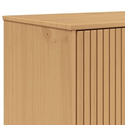 vidaXL Highboard OLDEN Brown 85x43x125 cm Solid Wood Pine