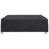 vidaXL Furniture Cover Plain Black 260 x 260 x 70 cm 210D