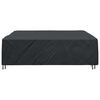 vidaXL Furniture Cover Plain Black 260 x 260 x 70 cm 210D