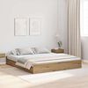 vidaXL Storage Bed Frame Artisan Oak 180 x 200 cm Engineered Wood