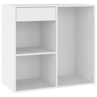 vidaXL Cosmetic Cabinet White 80x40x75 cm Engineered Wood