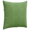 vidaXL Sofa Pillows 2 pcs Light green 80 x 80 cm Corduroy Fabric