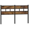 vidaXL Replace Headboard Smoked Oak 150 cm Iron and Engineered Wood