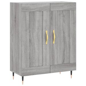 vidaXL Sideboard Grey Sonoma 69.5x34x90 cm Engineered Wood