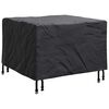 vidaXL Furniture Cover Plain Black 82 x 82 x 50 cm Fabric