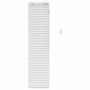 vidaXL Venetian Blind White 45 x 160 cm 35 mm Solid Paulownia Wood