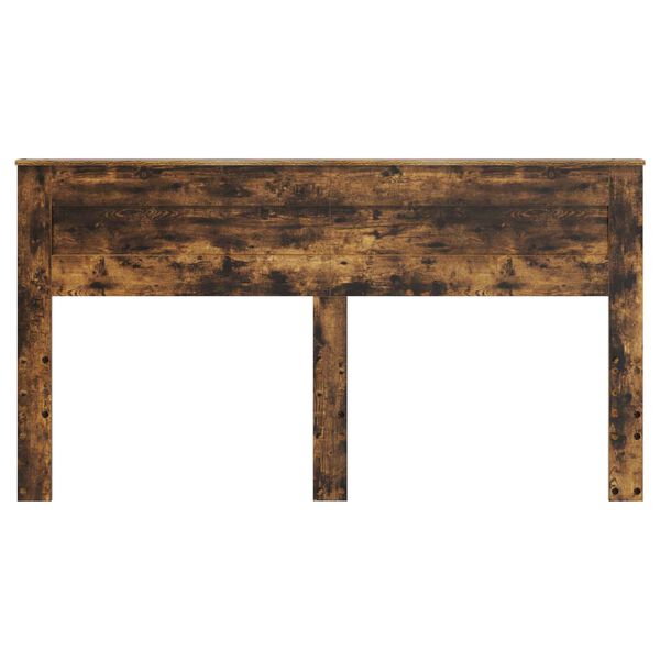 vidaXL Headboard Smoked Oak 200 cm Engineered wood