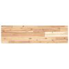 vidaXL Floating Shelf 80x20x2 cm Untreated Solid Wood Acacia