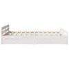 vidaXL Bed frame without Mattress White 160x200 cm Solid Wood Pine