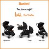 Baninni Twin Stroller Luiz Black
