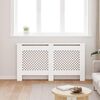 vidaXL Radiator Cover White 152x19x81.5 cm MDF