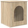 vidaXL Cat House Sonoma 53 x 52 x 62 cm Engineered Wood