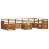 vidaXL Sofa Sets Natural Solid Acacia Wood