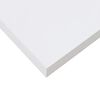 vidaXL Floating Wall Shelves 2 pcs High Gloss White 23x23.5x3.8 cm MDF