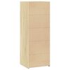 vidaXL Highboard Sonoma Oak 45x41x124 cm Engineered Wood