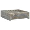 vidaXL Sink Grey 40x40x12 cm Marble
