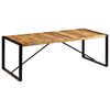 vidaXL Dining Table 220x100x75 cm Solid Mango Wood