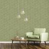Noordwand Wallpaper Evergreen Wicker Natural Green