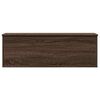 vidaXL Storage Box Brown Oak 102x35x35 cm Engineered Wood