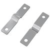 vidaXL Strike Plate 2 pcs Silver 50 x 10 x 1.2 mm Iron