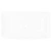 Luxury Ceramic Basin Rectangular Sink White 71 x 39 cm